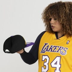 Boné Aba Reta Los Angeles Lakers New Era NBA 950 Snapback Core BLK - Foto 7