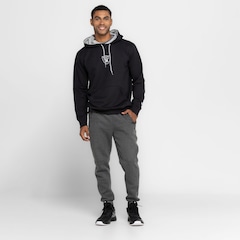 Blusa de Moletom Las Vegas Raiders New Era NFL Masculina com Capuz Básico Sazon - Foto 4