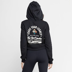 Jaqueta de Moletom Cropped Feminina Under Armour com Capuz Project Rock HW Terry - Foto 3