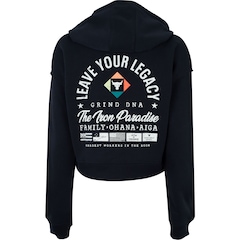 Jaqueta de Moletom Cropped Feminina Under Armour com Capuz Project Rock HW Terry - Foto 8