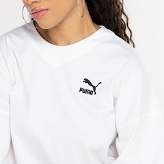 Blusa Cropped Feminina Puma Classics Oversized - Foto 6
