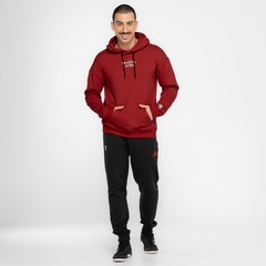 Blusa de Moletom Masculina adidas com Capuz Manchester United Caligraphy - Foto 4