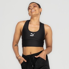 Top Puma sem Bojo Baixa Sustentação T7 Crop - Foto 2
