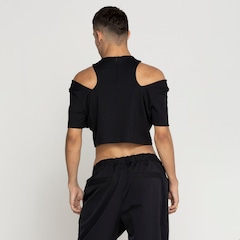 Blusa Cropped Nike Manga Curta - Foto 4