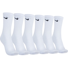 Kit de Meias Cano Alto Nike Everyday Lightweight Crew com 3 Pares - Adulto - Foto 1