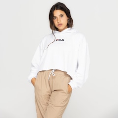 Blusa Cropped com Capuz Fila Comfort Easy - Foto 3
