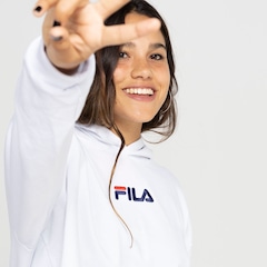 Blusa Cropped com Capuz Fila Comfort Easy - Foto 5