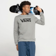 Blusa de Moletom Vans Classic V Crew - Foto 3