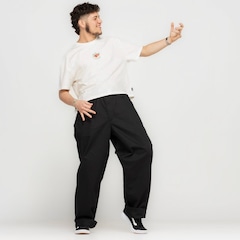 Blusa Cropped Manga Curta Vans Apple Crew - Foto 1