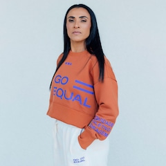 CROPPED MOLETOM GO EQUAL - Foto 1