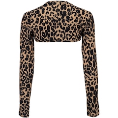 Blusa Cropped Feminina FitDance Manga Longa Eslastizada Coleção - Foto 2