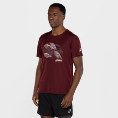 Camiseta Masculina ASICS Manga Curta Estampa Treino Anti Odor - Foto 5
