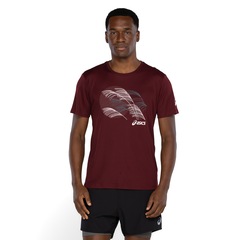Camiseta Masculina ASICS Manga Curta Estampa Treino Anti Odor - Foto 2