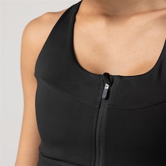 Top Fitness com Bojo Removível Oxer Alta Sustentação Zíper - Adulto - Foto 4