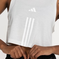 Camiseta Regata Cropped Feminina adidas Training Essentials COT - Foto 6