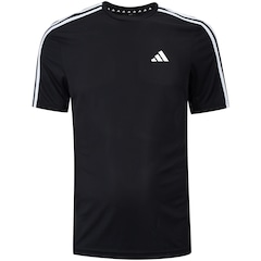 Camiseta Masculina adidas Manga Curta Essentials 3 Listras - Foto 1