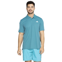 Camisa Polo Masculina adidas Manga Curta Club 3 Stripes - Foto 2