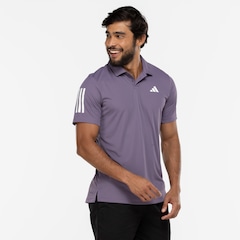 Camisa Polo Masculina adidas Manga Curta Club 3 Stripes - Foto 5