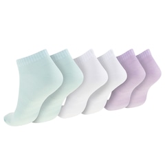 Kit de Meia adidas Cano Curto Sportswear - Adulto - 3 Pares - Foto 2