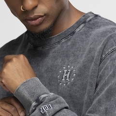 Blusa de Moletom Huf Careca Galaxy Faded Crewnec - Foto 4