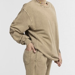 Blusa de Moletom Huf Careca Galaxy Faded Crewnec - Foto 3