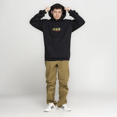 Blusa de Moletom Huf com Capuz Careca Righteous - Foto 1