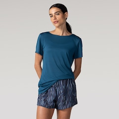 Camiseta Feminina Oxer Manga Curta Basica Jogging New II - Foto 1