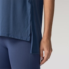 Camiseta Oxer Feminina Alongada Abertura Lateral - Foto 5