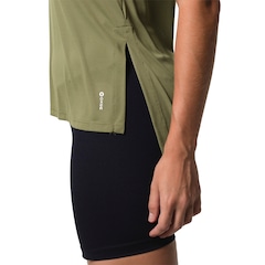 Camiseta Oxer Feminina Alongada Abertura Lateral - Foto 4