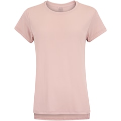 Camiseta Oxer Feminina Alongada Abertura Lateral - Foto 1
