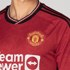 Camisa Manchester United I 23 adidas Masculina Torcedor - Foto 6