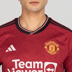 Camisa Manchester United I 23 adidas Masculina Torcedor - Foto 8