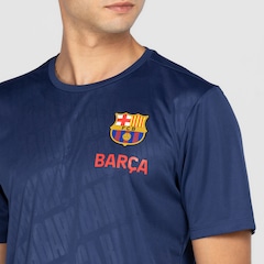Camiseta Barcelona Masculina Embossed - Foto 6