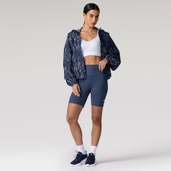 Bermuda Feminina Oxer Bolso Lateral Cós Médio Alta Compressão - Foto 4