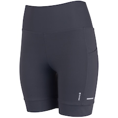 Bermuda Feminina Oxer Bolso Lateral Cós Médio Alta Compressão - Foto 1