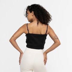 Camiseta Regata Cropped Feminina Nike Sportswear Essential Rib - Foto 3