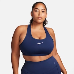 Top Fitness com Bojo Nike Média Sustentação Swoosh Sport - Foto 1