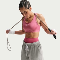 Top Fitness com Bojo Nike Média Sustentação Swoosh Sport - Foto 5