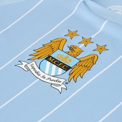 Camiseta Manchester City Masculina Retrô 2007 - Foto 3