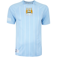 Camiseta Manchester City Masculina Retrô 2007 - Foto 1