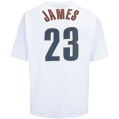 Camiseta Lebron James do Cleveland Cavaliers Mitchell & Ness Masculina Flame Logo - Foto 7