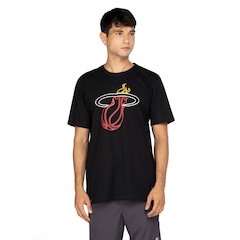 Camiseta Miami Heat Masculina NBA Logo Singn - Foto 2