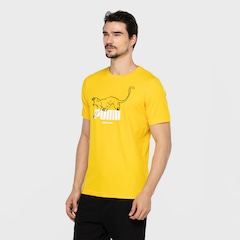 Camiseta Masculina Puma Manga Curta Graphics Animal - Foto 5