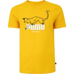 Camiseta Masculina Puma Manga Curta Graphics Animal - Foto 7