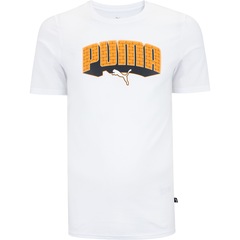 Camiseta Masculina Puma Manga Curta Graphics Hip Hop - Foto 1