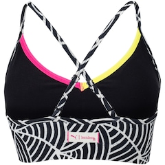 Top Fitness com Bojo Puma Baixa Sustentação Lemlem Low Impact BRA - Adulto - Foto 8