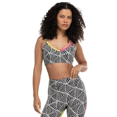 Top Fitness com Bojo Puma Baixa Sustentação Lemlem Low Impact BRA - Adulto - Foto 2