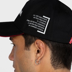 Boné Senna Aba Curva Snapback Emborrachado - Adulto - Foto 5
