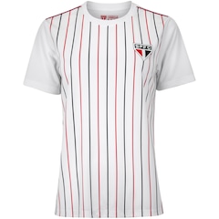 Camiseta do São Paulo Feminina Listrada - Foto 1