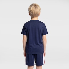 Kit de Uniforme PSG Infantil Mini Craque Camiseta + Calção - Foto 2